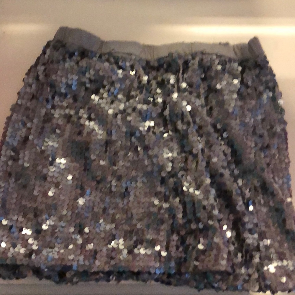 A skirt with sparkles